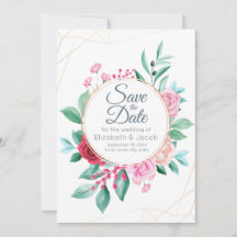 Rosas Rosa e Eucalyptus, Casamento Floral Moderno