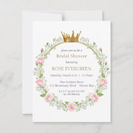 Convite Rosas Rosa e Respiração do Bebê