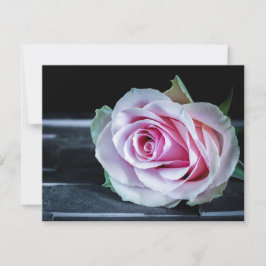 Convite Rosas rosa e verde