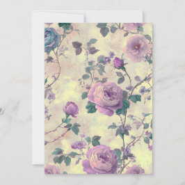 Convite Rosas roxas