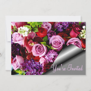 Convite Rosas são para sempre_