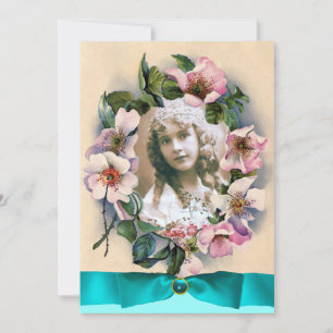 CONVITE ROSAS SELVAGENS E FOTO TEMPLATE SWEET 16 COM FITA