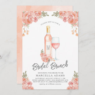 Convite Rosé Blush Bridal Brunch