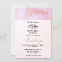 ~ Rosebud Rosas Faux Glitter Peach Casamento Rosa