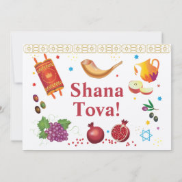 Convite Rosh Hashanah Ano Novo Judaico Shana Tova
