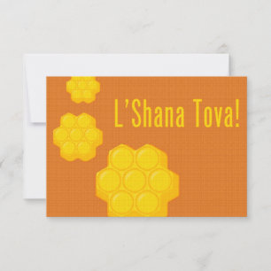 Convite rosh hashanah honeycombs