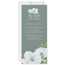 Rosh Hashanah White Apple Blossom