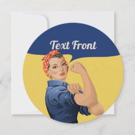 Convite Rosie the Riveter