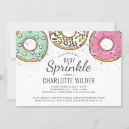 Convite Rosquinha Baby Sprinkle