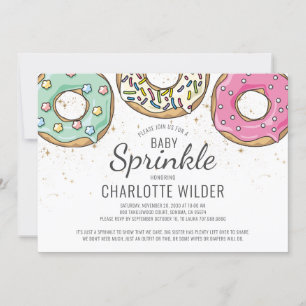 Convite Rosquinha Baby Sprinkle