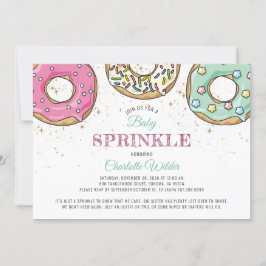 Convite Rosquinha Baby Sprinkle