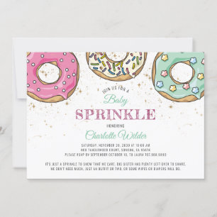 Convite Rosquinha Baby Sprinkle