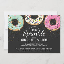 Convite Rosquinha Baby Sprinkle | Sexo neutro