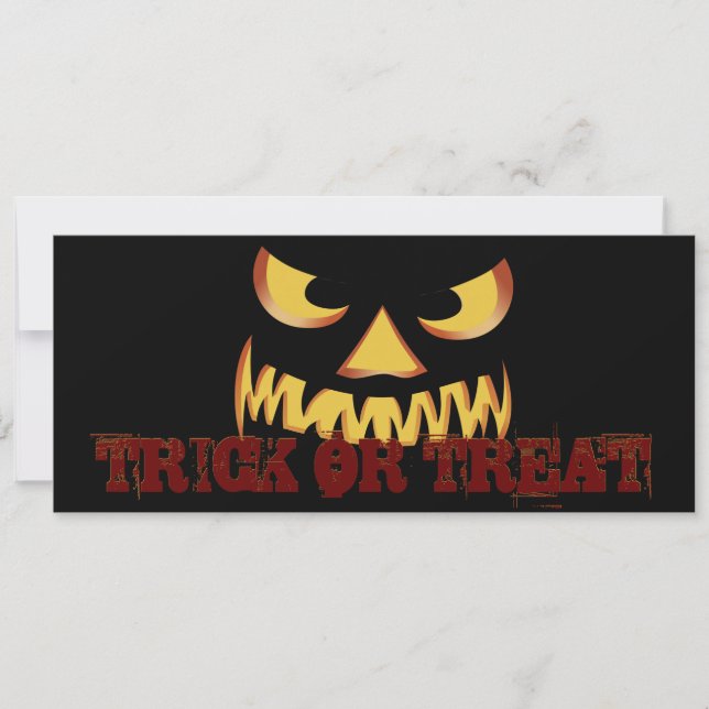 Convite Rosto de Abóbora 2 (Frente)