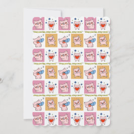 Convite rostos de aspas