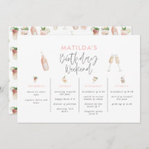 Rota de aniversário elegante do orçamento