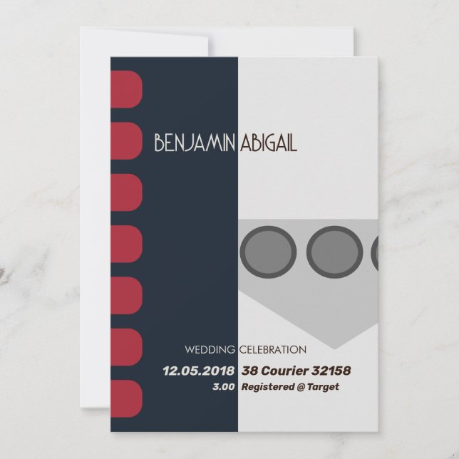 Convite Rota moderna do espaço do Geek e Princesa Mínima (Frente)