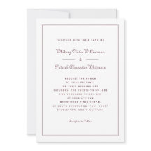 Roteiro Elegante Burgundy Casamentos Formais Cláss