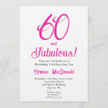 Roteiro Sessenta e Fabuloso Rosa Aniversário de 60