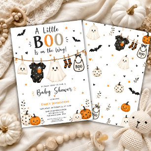 Convite Roupa de varal para Chá de Bebê do Little Boo no H