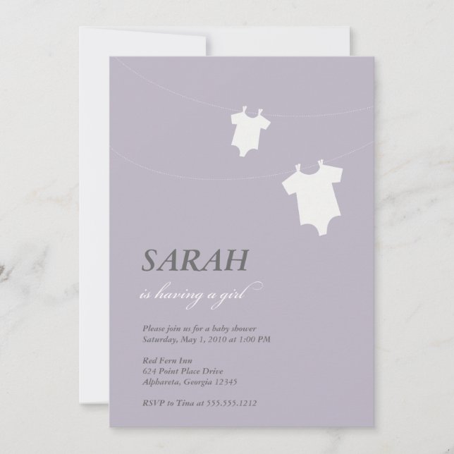 Convite {roupa pequena} (Frente)