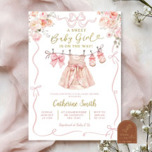 Roupas de Bebê Menina Coquete Rosa Chá de Bebê