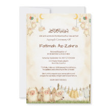 Roupas de Bebê Menina Islâmica Aqeeqah Lanterna