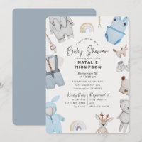 Roupas e Brinquedos de Bebê Azul Menino Baby Showe