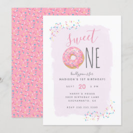Convite Roxo | primeiro aniversario de pinheiro rosado