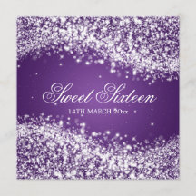 Roxo Sparkling da onda do partido do doce