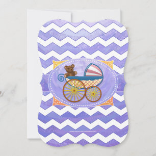 Convite Roxo Sun Baby Study