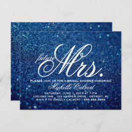 Convite - Royal Blue Chá de panela Futuro Sra. 2