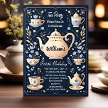 Convite Royal Chic Adult Fairy Tea Party 60th Birthday<br><div class="desc">Elevem a sua 60ª celebração com o nosso Convite de Aniversário para Fada de Leite Adulta, "Chic Real"! Mergulhe num mundo encantador de sofisticação e capricho. O delicado motif de fada adiciona um toque de magia à sua comemoração do marco. Assuma a elegância da idade adulta enquanto mantém vivo o...</div>