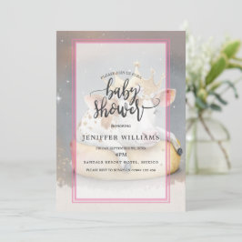 Convite Royal Cow Dreaming on Cheese Throne               