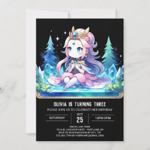 Convite Royal Digital Princess Birthday
