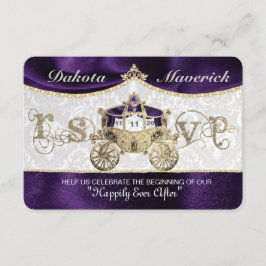 Convite Royal Fairytale RSVP