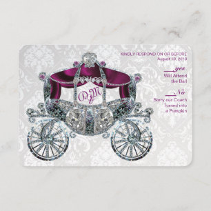 Convite Royal Fairytale RSVP