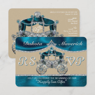 Convite Royal Fairytale RSVP