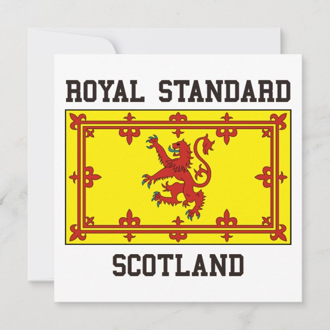 Convite Royal Standard Scotland (Frente)