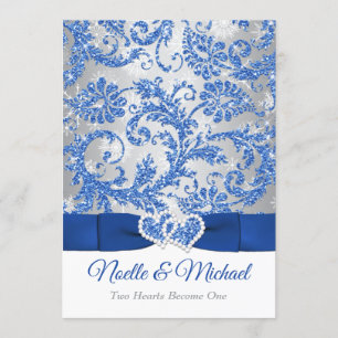Convite Royal Winter Wonderland Juntou Corações