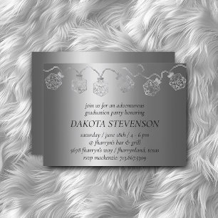 Convite RPG Luxe   Fantasy Tabletop PnP Gamer Dice Lights