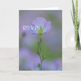 Convite RSPV Primrose Roxa