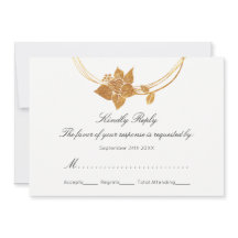 RSVP Burgundy Maroon Floral Wreath Chevron Dourado