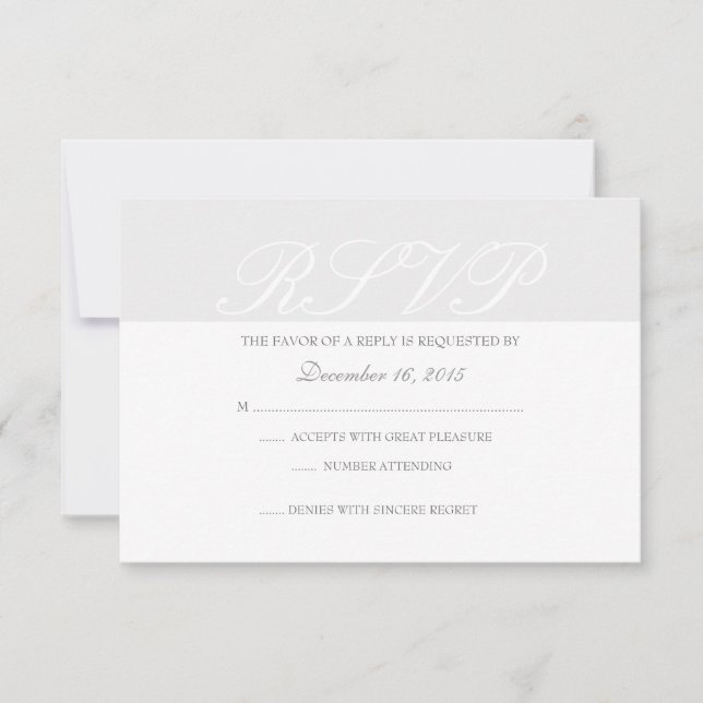 Convite RSVP Card-RSVP (Frente)