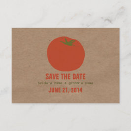 Convite RSVP de Casamento Inspirado em Feira de Produtores