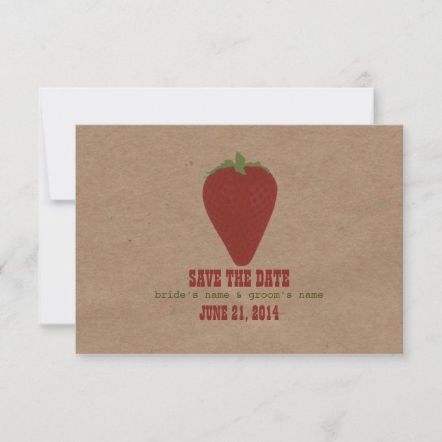 Convite RSVP de casamento inspirado em mercado de agricult (Frente)