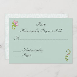 Convite RSVP de Casamento Peacock Hindu na Índia