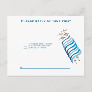 Convite RSVP de Mitzvah do bar de Ari Yonatan