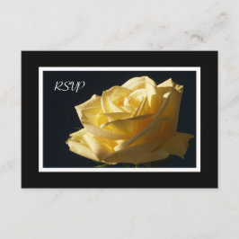 Convite RSVP de Rosa Amarela