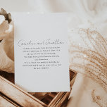 Convite RSVP de Tipografia de Script de Máquina Branca Min<br><div class="desc">Escritor de Tela Preta e Branca Minimalista e Convite para Casamento de Tipografia Script com detalhes do site RSVP.</div>